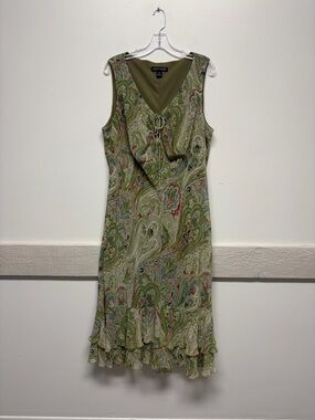 SOLD!!!!!  Jonathan Martin Green Plus Size 18W Dress